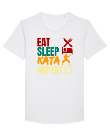 Eat Sleep Kata Repeat  White