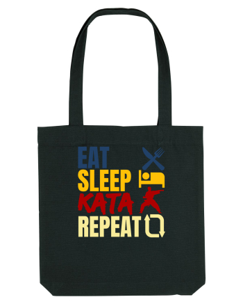 Eat Sleep Kata Repeat  Black