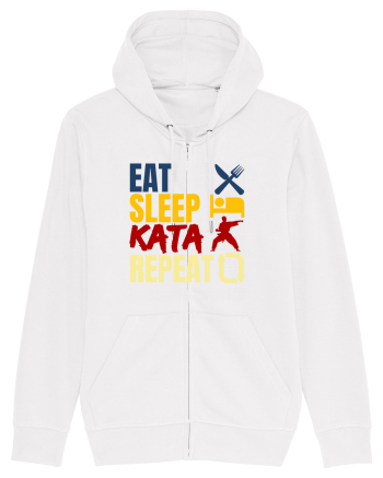 Eat Sleep Kata Repeat  White