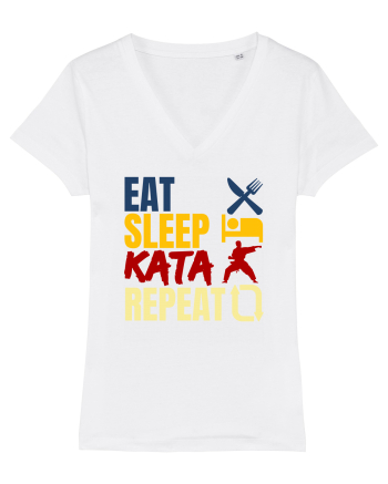 Eat Sleep Kata Repeat  White
