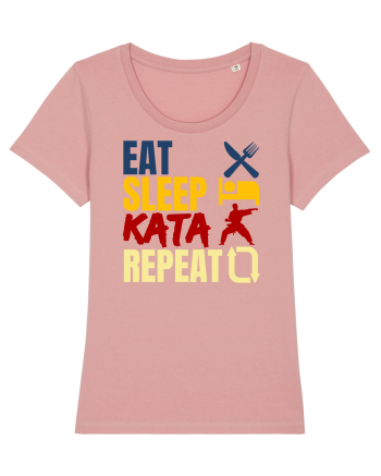 Eat Sleep Kata Repeat  Canyon Pink