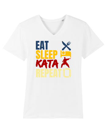 Eat Sleep Kata Repeat  White