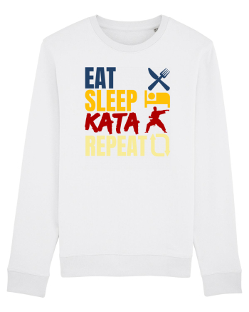 Eat Sleep Kata Repeat  White