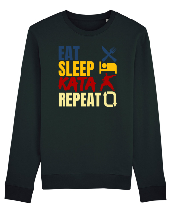 Eat Sleep Kata Repeat  Black