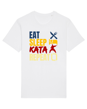 Eat Sleep Kata Repeat  White