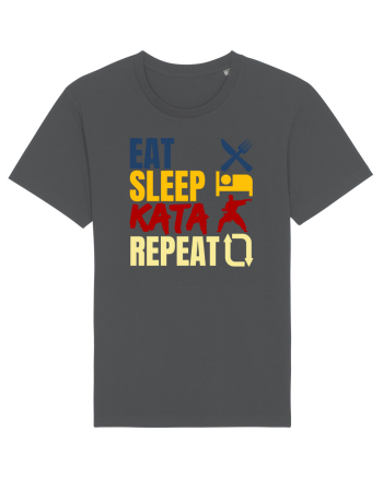 Eat Sleep Kata Repeat  Anthracite