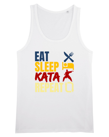 Eat Sleep Kata Repeat  White