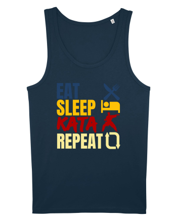 Eat Sleep Kata Repeat  Navy