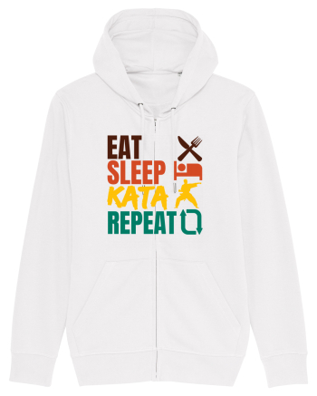 Eat Sleep Kata Repeat  White