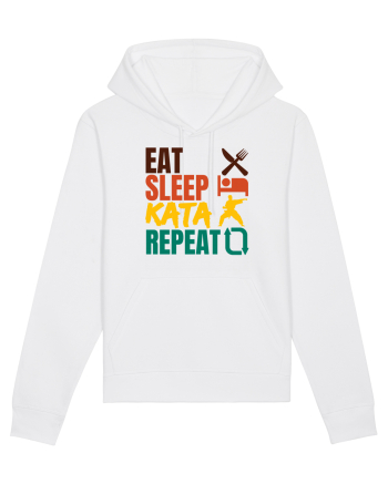 Eat Sleep Kata Repeat  White