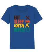 Eat Sleep Kata Repeat  Tricou mânecă scurtă  Copii Mini Creator