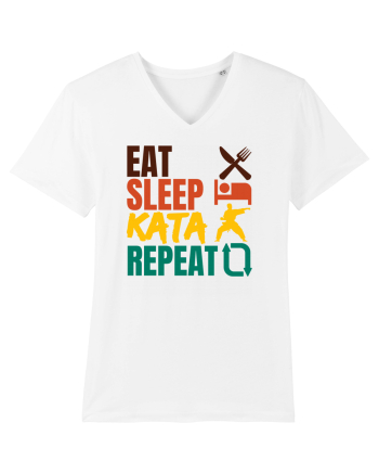 Eat Sleep Kata Repeat  White