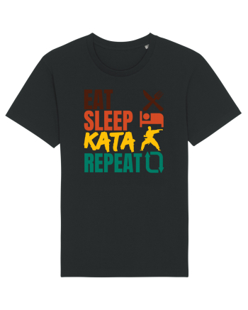 Eat Sleep Kata Repeat  Black