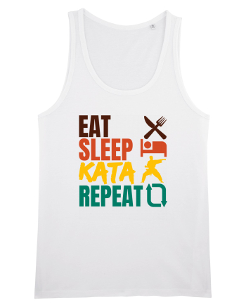 Eat Sleep Kata Repeat  White