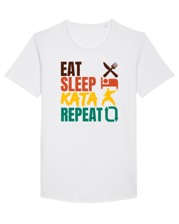 Eat Sleep Kata Repeat  White