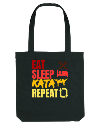 Eat Sleep Kata Repeat  Black