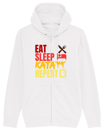 Eat Sleep Kata Repeat  White