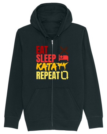 Eat Sleep Kata Repeat  Black