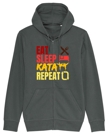 Eat Sleep Kata Repeat  Anthracite