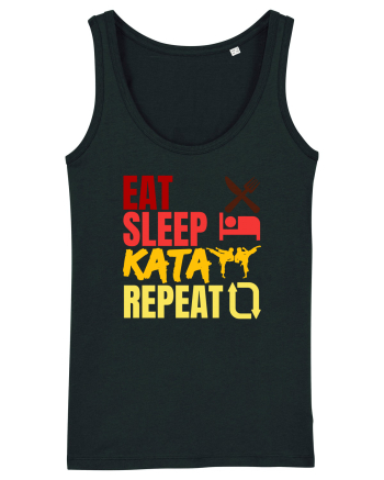 Eat Sleep Kata Repeat  Black