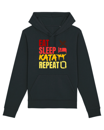 Eat Sleep Kata Repeat  Black