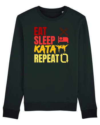 Eat Sleep Kata Repeat  Black