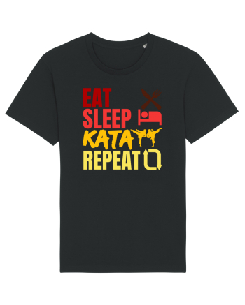 Eat Sleep Kata Repeat  Black