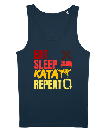 Eat Sleep Kata Repeat  Navy