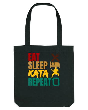 Eat Sleep Kata Repeat  Black
