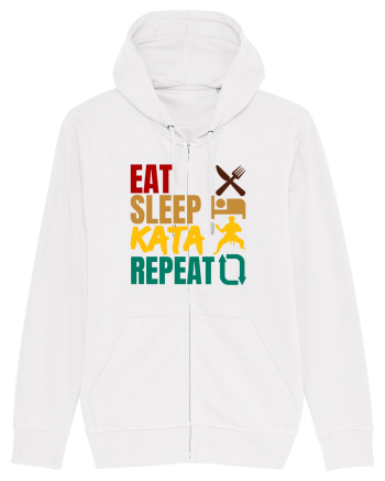 Eat Sleep Kata Repeat  White