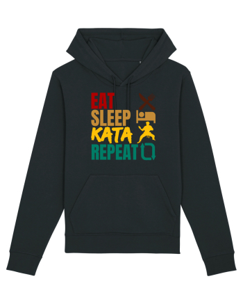 Eat Sleep Kata Repeat  Black