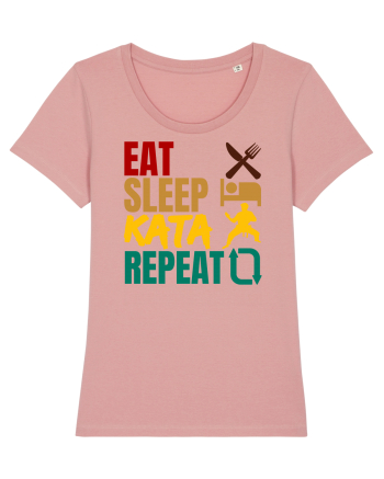 Eat Sleep Kata Repeat  Canyon Pink