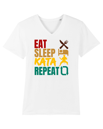 Eat Sleep Kata Repeat  White