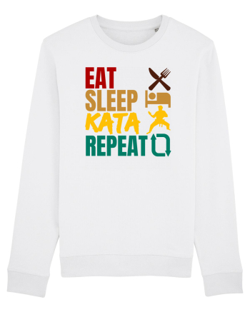 Eat Sleep Kata Repeat  White