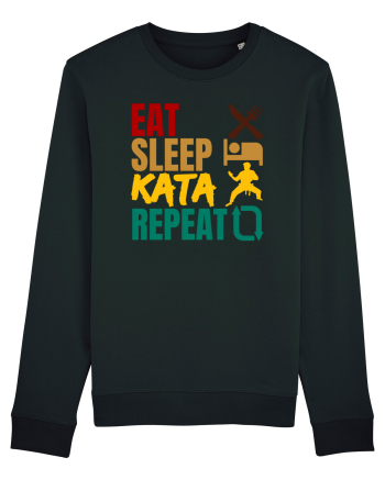 Eat Sleep Kata Repeat  Black
