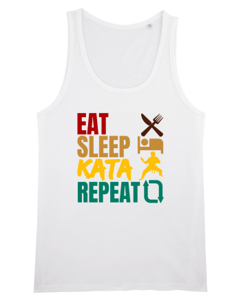 Eat Sleep Kata Repeat  White