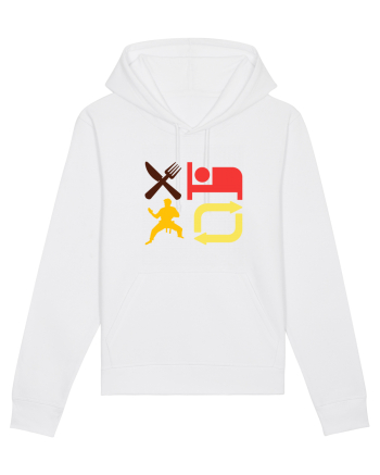 Eat Sleep Kata Repeat  White