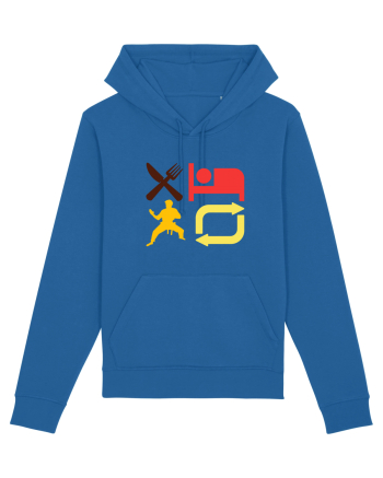 Eat Sleep Kata Repeat  Royal Blue