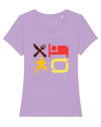 Eat Sleep Kata Repeat  Lavender Dawn