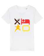 Eat Sleep Kata Repeat  Tricou mânecă scurtă  Copii Mini Creator