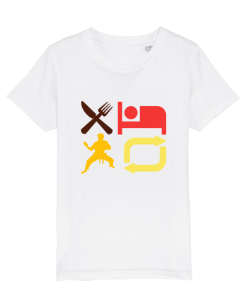 Eat Sleep Kata Repeat  White