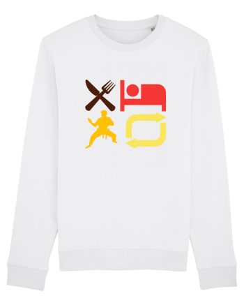 Eat Sleep Kata Repeat  White