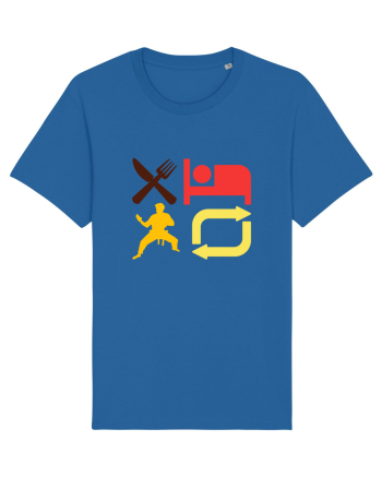 Eat Sleep Kata Repeat  Royal Blue