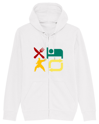 Eat Sleep Kata Repeat  White