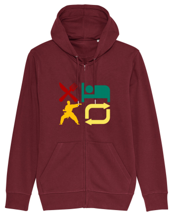 Eat Sleep Kata Repeat  Burgundy