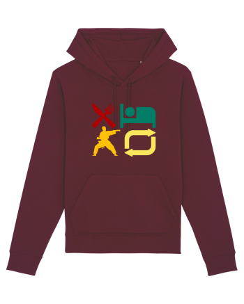 Eat Sleep Kata Repeat  Burgundy