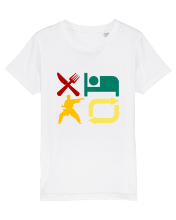 Eat Sleep Kata Repeat  White