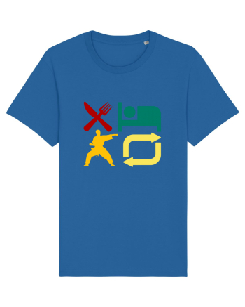 Eat Sleep Kata Repeat  Royal Blue