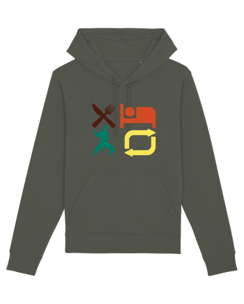 Eat Sleep Kata Repeat  Khaki