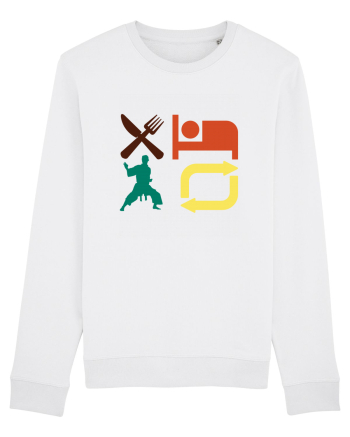 Eat Sleep Kata Repeat  White